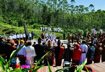 Titik Nol Nusantara. (Foto: twitter.com/jokowi)
