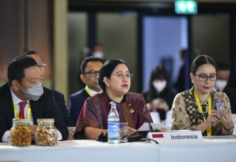 Puan di hadapan delegasi APPF di Bangkok, Kamis (27/10/2022).