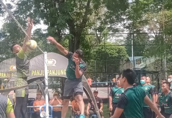 Lomba Voli Dalam Rangka HUT Korem/Pjg