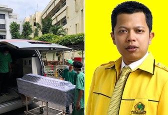 Almarhum Ichsan Firdaus (anggota MPR/DPR RI dari Fraksi Partai Golkar Daerah Pemilihan Jawa Barat V Kabupaten Bogor).