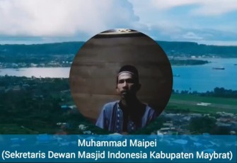 Muhammad Maipe Sekretaris Dewan Masjid Indonesia Kabupaten Maybrat, Provinsi Papua Barat
