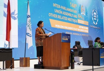 Ketua DPR RI Puan Maharani di Forum Parlemen Dunia