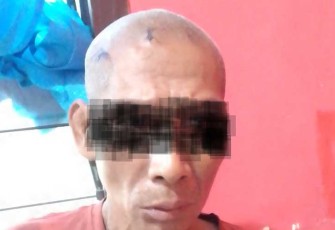 Terduga Pelaku saat diamankan