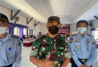 Dandim 0423 Bengkulu Utara Pantau Vaksinasi di Lapas Kelas II B Arga Makmur