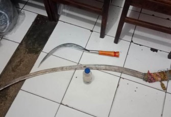 Barang Bukti saat diamankan