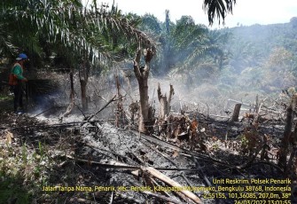 1 Hektar Lahan Terbakar di Mukomuko