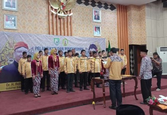 Pelantikan dan Pengukuhan DPP IPJB Periode 2022-2024, Minggu (17/07/2022) di Ruang Pola Kantor Gubernur Bengkulu.