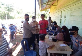 Kapolsek Maje Tinjau Gerai Mobile Bhayangkara Medika