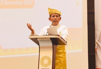 Gubernur Ansar saat Buka Rakor Pengawasan Daerah Pemprov Kepri di TCC Tanjungpinang