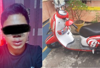 Terduga Pelaku Pencurian dan BB Curanmor