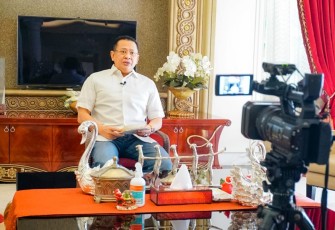 Ketua MPR RI sekaligus Wakil Ketua Umum Pemuda Pancasila Bambang Soesatyo dalam Seminar Nasional yang diselenggarakan SAPMA Pemuda Pancasila Kota Bandung, bekerja sama dengan Universitas Pasundan, secara virtual dari Jakarta, Senin (12/12/22). 