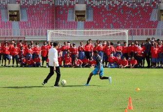 Peluncuran Papua Football Academy oleh Presiden RI Joko Widodo