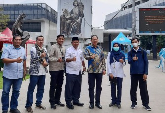Wakil Bupati Pasaman Sabar AS disela kunjungannya di Planetariun Jakarta, Rabu (3/8) kemarin. 