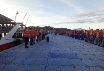 Unsur Patroli Bakamla Amankan Event Mancing LNSIFC 2022