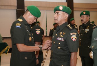 Pangdam saat Pimpin Sertijab Kodam IX/Udayana