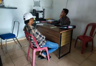 DS saat lapor ke polisi