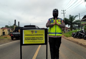 Anggota Polres Benteng saat gelar razia.