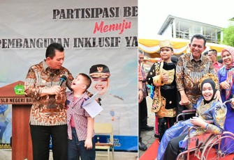 Peringatan Hari Disabilitas International (HDI) Tingkat Provinsi Kepulauan Riau, yang dilaksanakan di Sekolah Luar Biasa Negeri (SLBN) Kota Batam, Kamis (08/12).