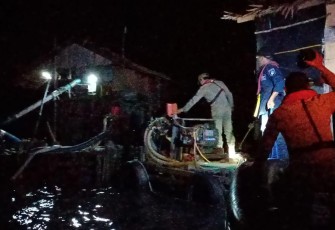 Bakamla RI saat Turut Patroli Tertibkan Penambang Timah Ilegal di Teluk Kelabat