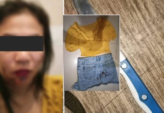 Tersangka dan barang bukti saat diamankan
