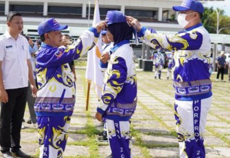 Wakil Bupati Pesibar saat Lepas 109 Atlet ke Porprov Lampung 2022