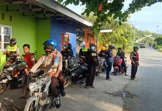 Personil Gabungan Polres Selayar Sisir Pelaku Balap Liar