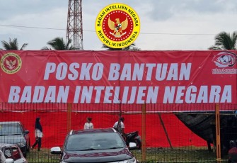 Posko Bantuan BIN pada Gempa Cianjur