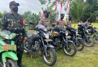 Babinsa Koramil Sepang saat Ikuti Kegiatan Apel Kesiapsiagaan Karhutla
