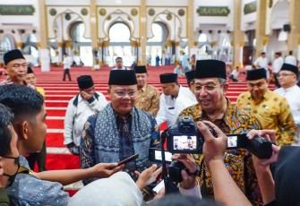 Gubernur Bengkulu Rohidin Mersyah pada Haflah dan Rakor LPTQ Provinsi Bengkulu Tahun 2022, Senin (14/11/2022).