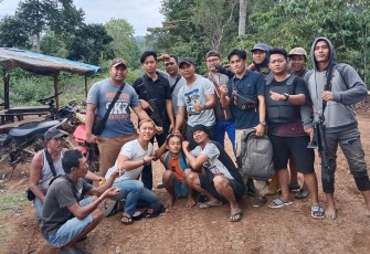 Tersangka saat diringkus petugas