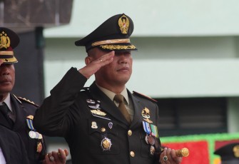 Komandan Kodim 1016 Palangka Raya Kolonel Inf Frans Kishin Panjaitan, S.A.P., M.P.M., M.Han