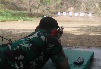 Kodim Tulungagung Gelar Latihan Menembak Triwulan IV