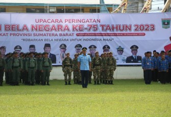  Upacara Peringatan Hari Bela Negara ke 75 Tahun 2023 di Prov Sumbar 