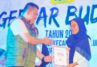 Sekda Kabupaten Bintan Ronny Kartika pada acara penutupan Gebyar Budaya, Minggu (29/10/2023) malam.