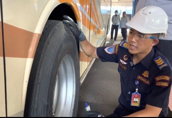 Ditjen Hubdat saat Rampcheck Bus