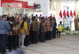 Presiden Jokowi Resmikan Pasar Induk Among Tani 