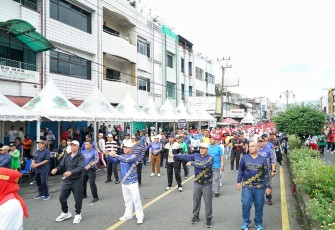 Gubernur Rohidin Mersyah Hadiri CFD di Rejang Lebong /Foto : Fredy MC