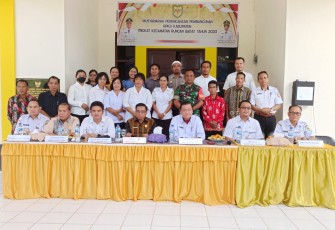 Danramil 1016-05/Rungan saat Hadiri Musrenbang RKPD Kecamatan Rungan Barat 