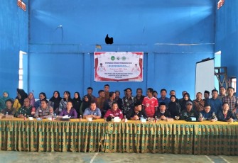 Babinsa Muara Leka Siap Dukung Proses Pembangunan Desa