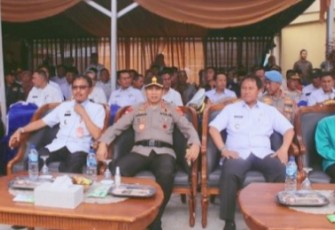 Kapolda Lampung saat Resmikan Polres Pesisir Barat 