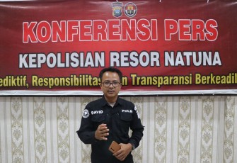Kasi Humas Polres Natuna Aipda David Arviad 
