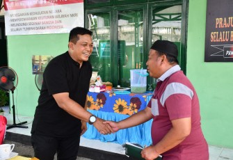 Danrem 023/KS Kolonel Inf Dody Triwinarto, S.I.P., M.Han Bantu Pembangunan Mesjid Al Abrar Idanogawo