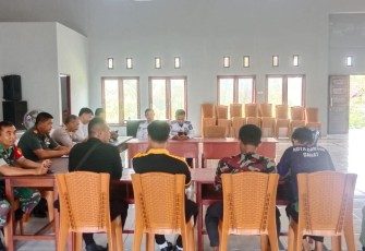 Danramil Koba Hadiri Rapat Pemantapan Dalam Rangka Pengamanan MTQ