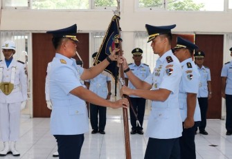 Komandan Kosek IKN Pimpin Pergantian Komandan Satuan Penjaga Ruang Udara di Kepulauan Riau