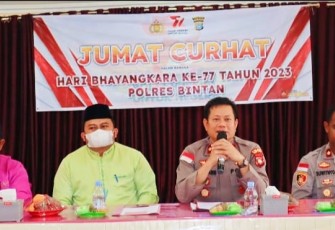 Polres Bintan Dengarkan Keluhan Masyarakat Ekang Telok Sebong