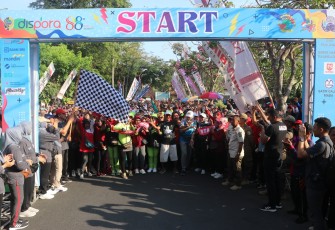Kasdim Tulungagung Ikuti Jalan Sehat Hari Jadi Tulungagung ke-818