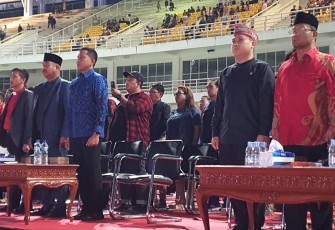 Dandim 0906/Kkr saat Hadiri Opening Pesparawi