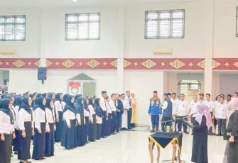 331 PPPK dan Pejabat Eselon III dan IV saat dilantik