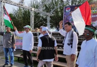Bupati dan Wakil Bupati Natuna Peduli Rasa Kemanusian Yang Melanda Masyarakat Palistina 