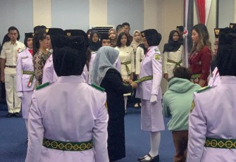 Pengukuhan Paskibraka Kota Tanjungpinang